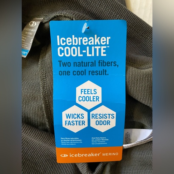 NWT Women’s Icebreaker Merino Mira Cropped Capri Jogger Cool Lite Grey Size S - Picture 7 of 16